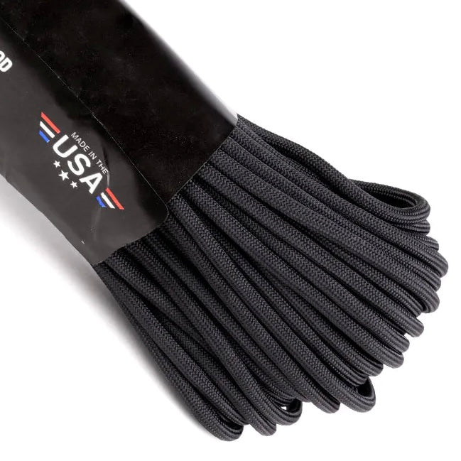 Atwood Rope USA Paracord 750 Black Paracord New Zealand