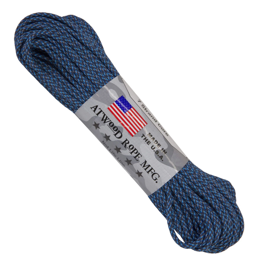 Atwood Rope USA Paracord 550 Blue Spec Paracord New Zealand