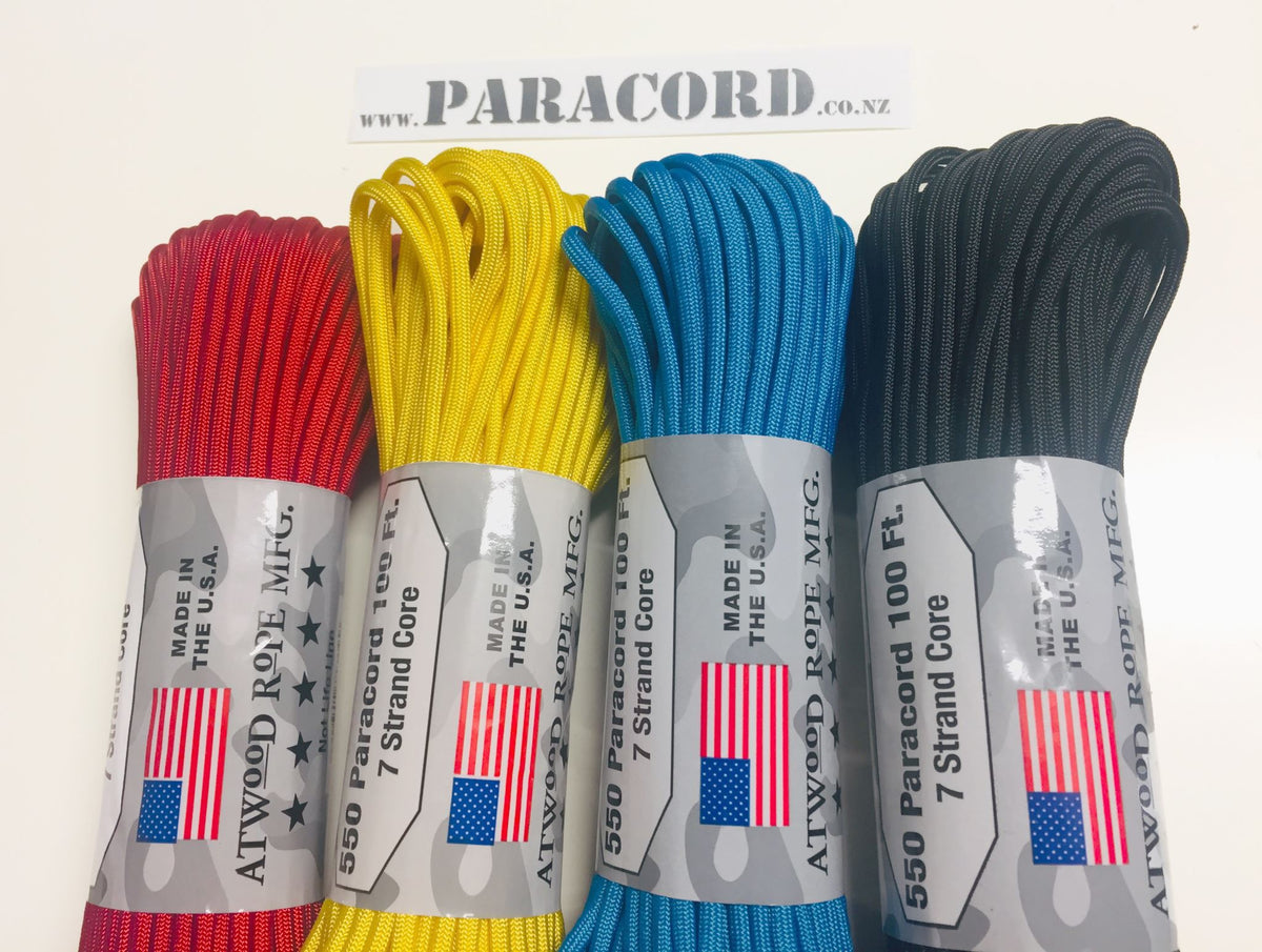 Atwood Rope USA Paracord 550 Red Paracord New Zealand