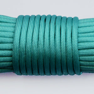 Paracord Rope 30m/100ft Turquoise blue/green 4mm