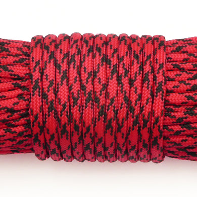 Paracord Rope 30m /100ft Red Camo 4mm