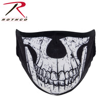 Rothco 3 Layer Reusable Face Mask - BLACK SKULL