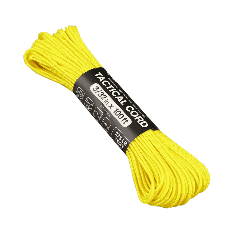 Atwood Tactical 275 Paracord - Neon Yellow - 2.4mm