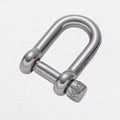 U Shackle Stainless Steel Knurled Pin