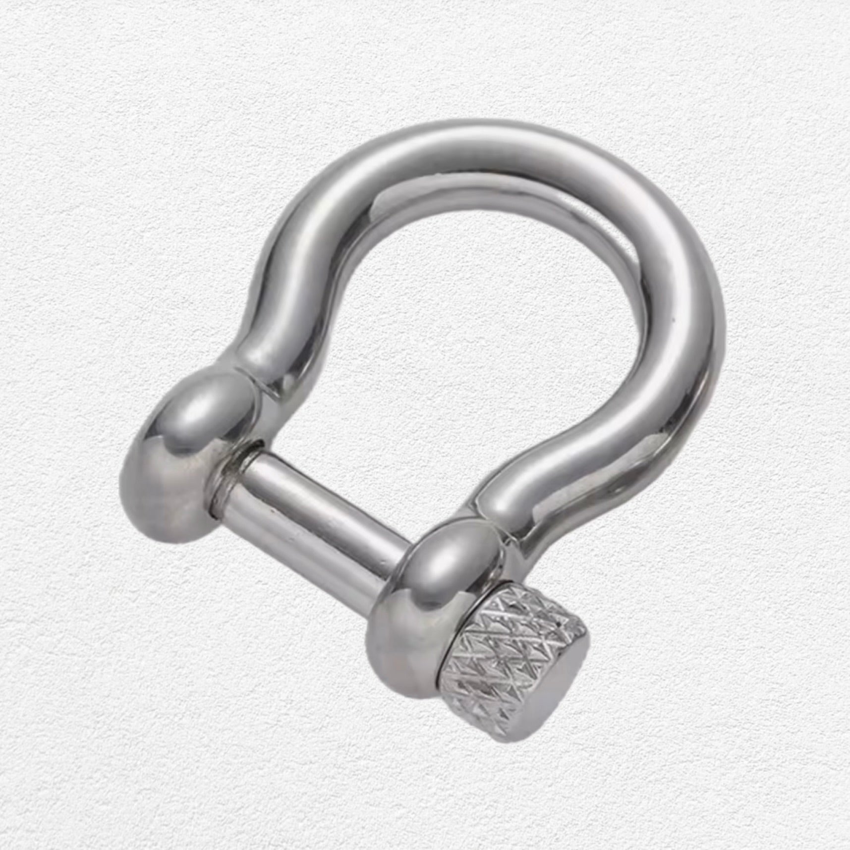 O Shackle Stainless Steel Knurled Pin