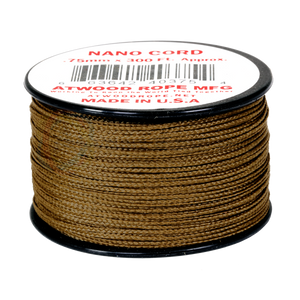 Atwood Nano Cord - Coyote - 0.75mm 300ft - USA Made