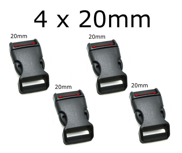 Paracord Buckles 20mm 10pk