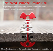 Deck Anchor peg 4pce with spring