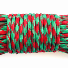 Paracord Rope Green and Red 4mm