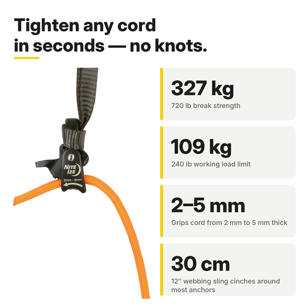 CamJam® Ring™ Rope Tightener + Webbing