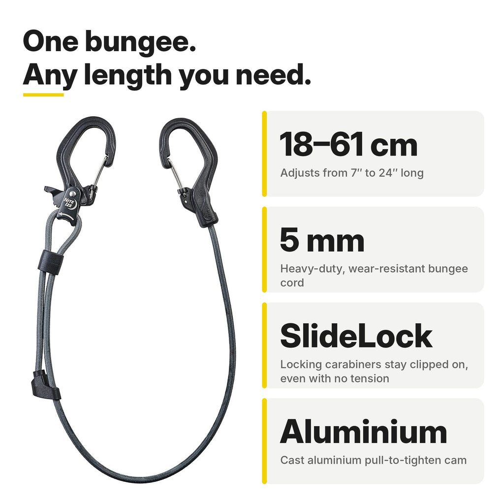 NITE IZE CamJam® Slidelock Adjustable Bungee Small