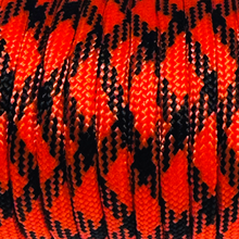 Craftcord 30m Orange Red & Black