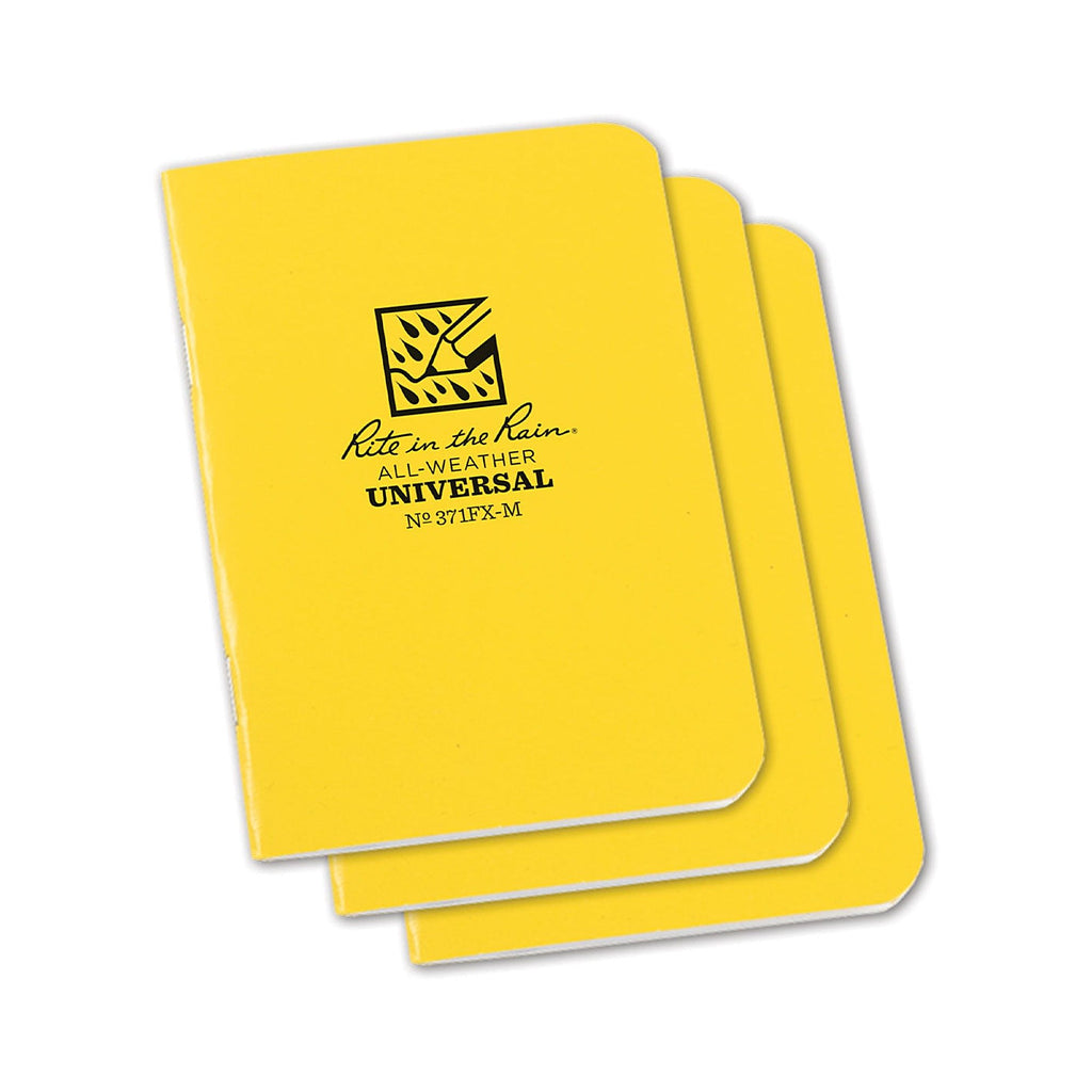 Rite in the Rain Waterproof Pocket Notebook 3 Pack
