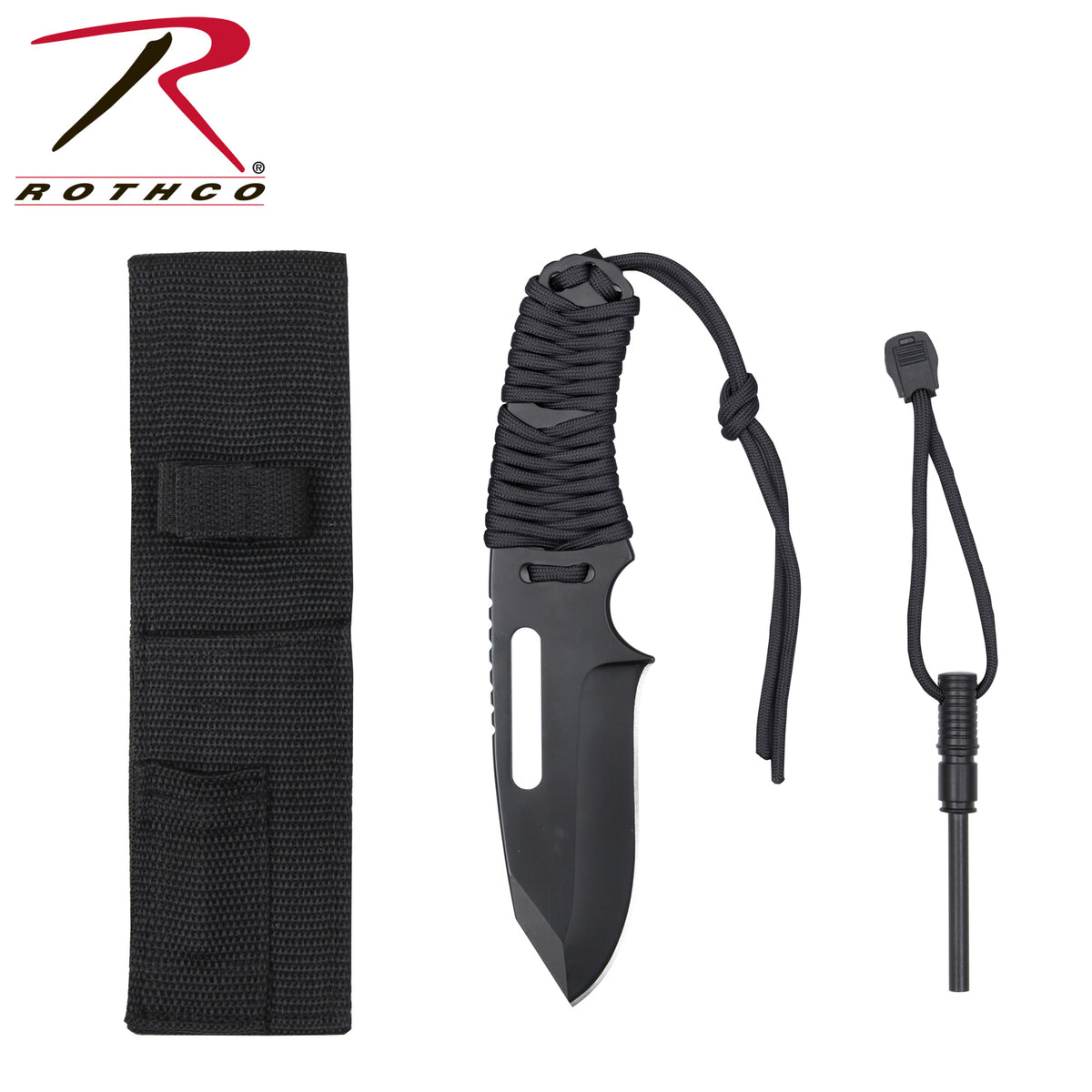 Rothco Paracord Knife with Fire Starter