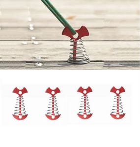 Deck Anchor peg 4pce with spring