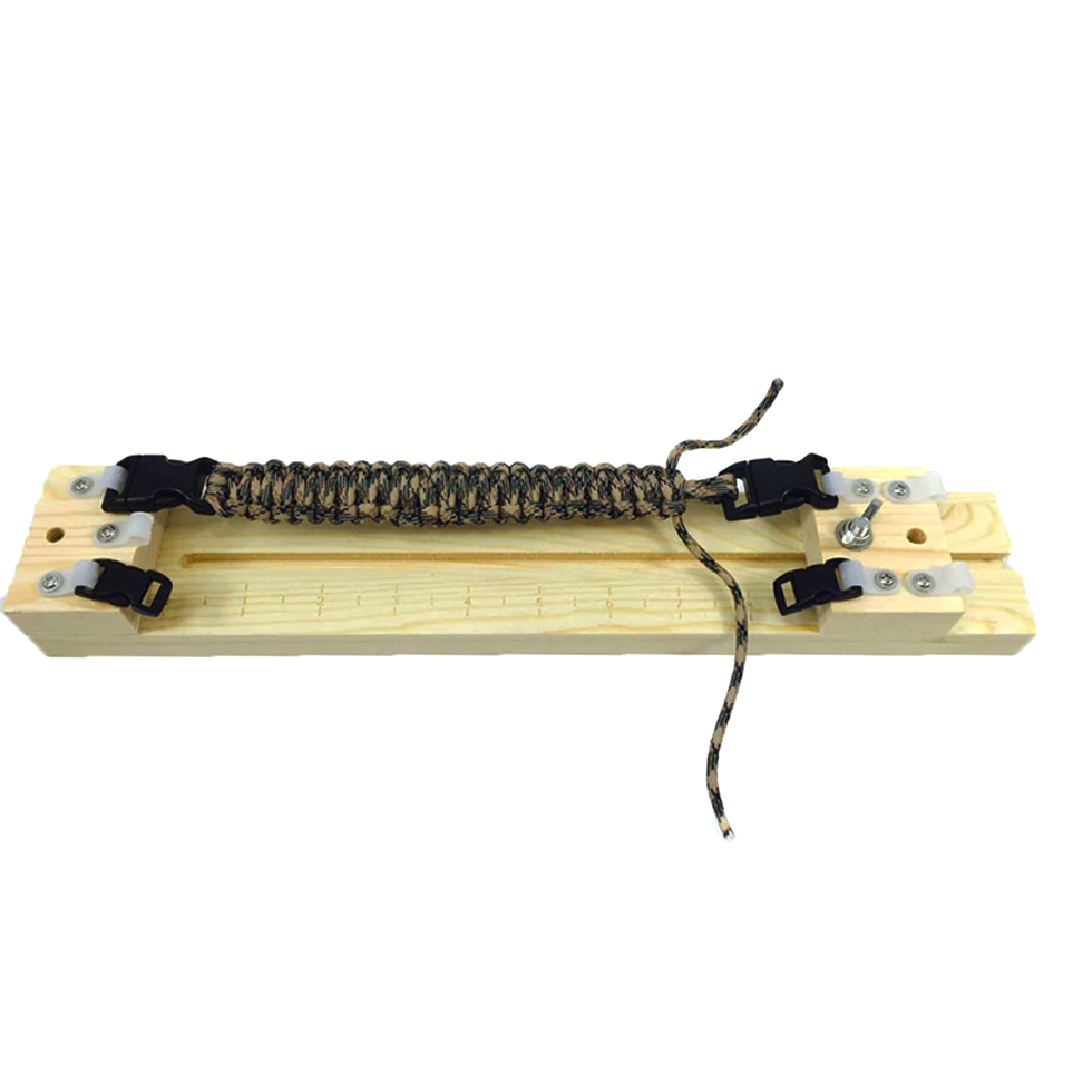 Paracord Rope Wooden bracelet Jig DIY knitting tool