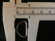 Dee Ring Nickel Plated  5 Pce