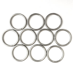 Stainless Steel 304 Welded O Ring 25mm x 3mm