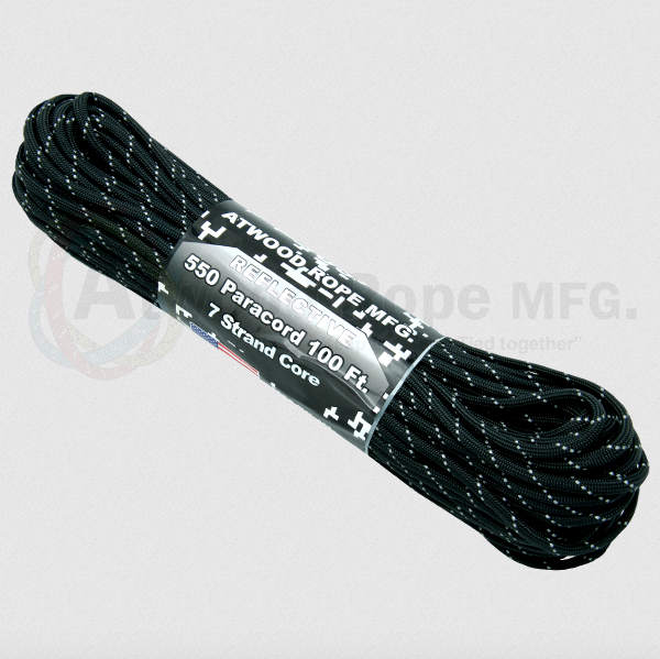 Atwood 550 Paracord USA Reflective 4mm Nylon