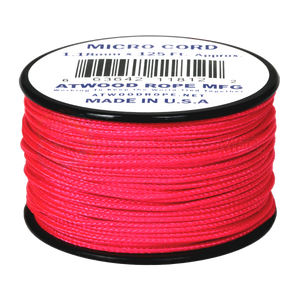 Atwood Micro Cord - Hot Pink - 1.18mm - USA Made