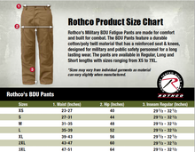 Rothco Tiger Stripe Camo BDU Pants (Free NZ Shipping)