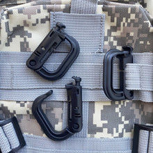 Molle Carabiner Snap D-Ring Clip 3 Pk