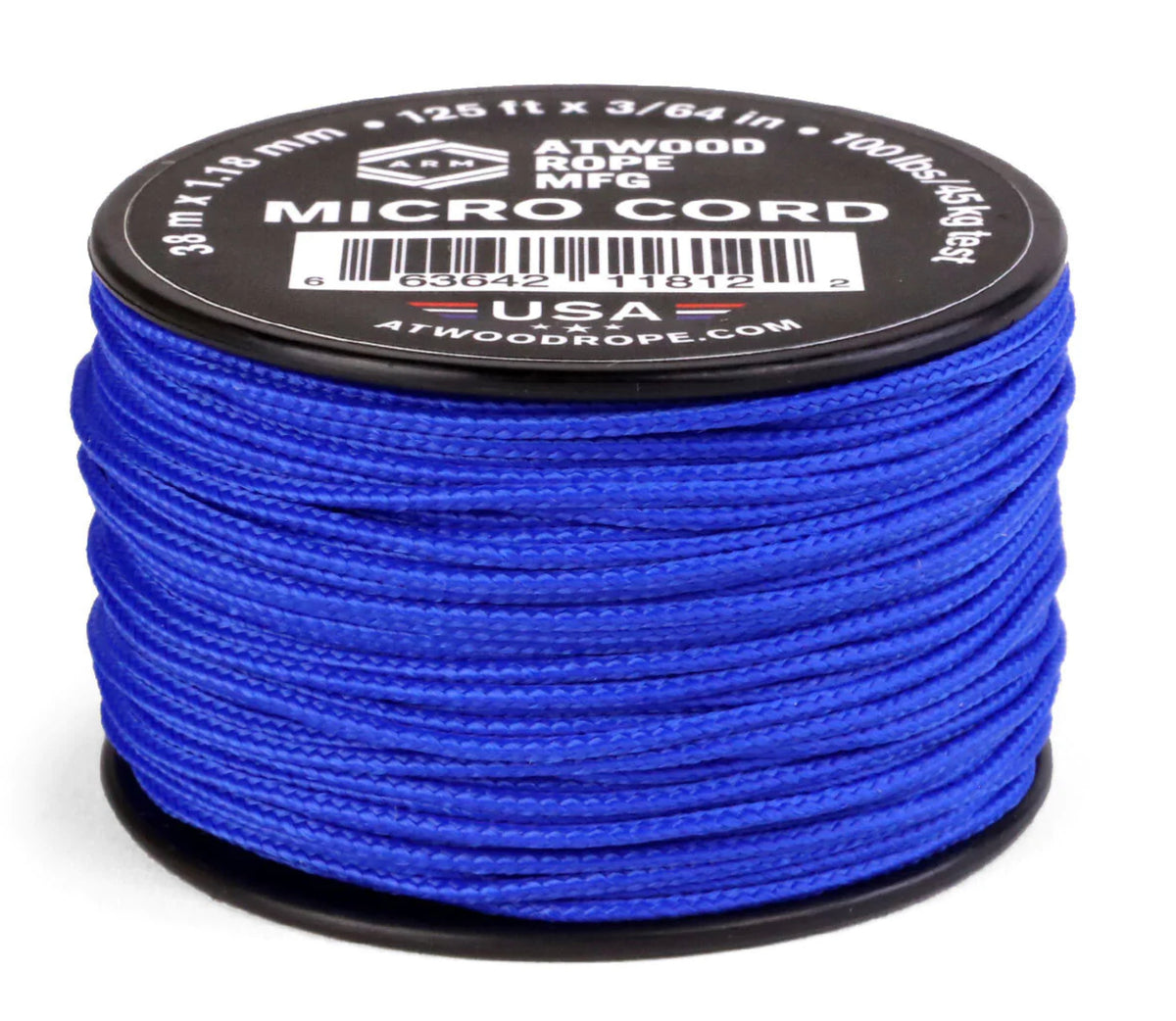 Atwood Micro Cord Ultramarine Blue 1.18mm Paracord New Zealand