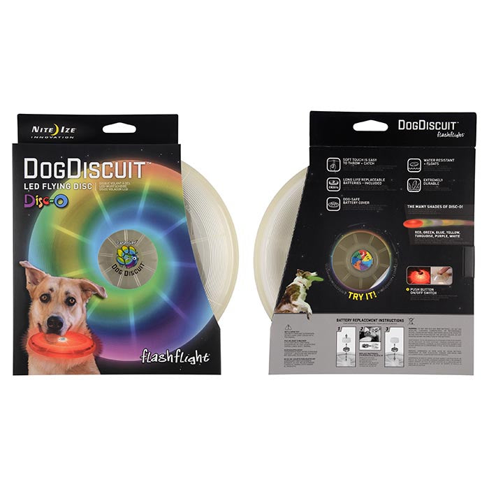 Flashflight® Dog Discuit™ LED Flying Disc