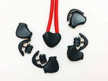 Zipper Pull Rope Ends for 4mm cord 5 Pk
