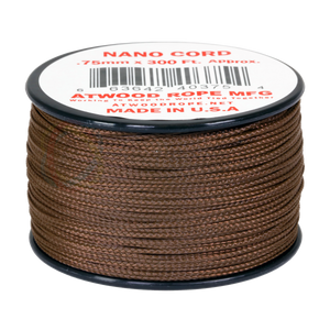 Atwood Nano Cord - 0.75mm Brown - USA Made