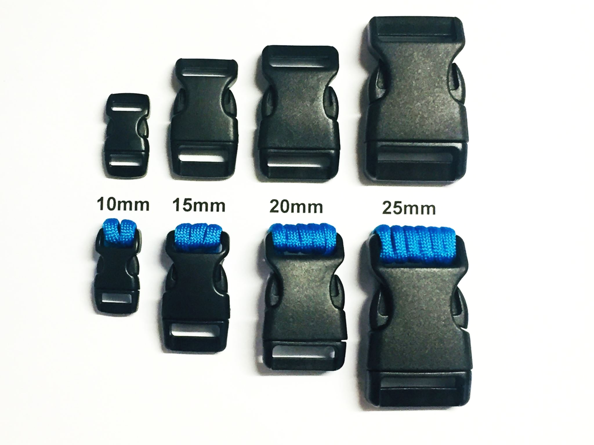 Buckles 15mm Assorted Colours