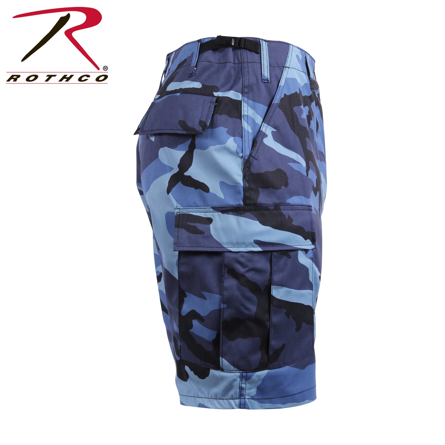 Rothco BDU Shorts Sky Blue Camo Free NZ Shipping Paracord New