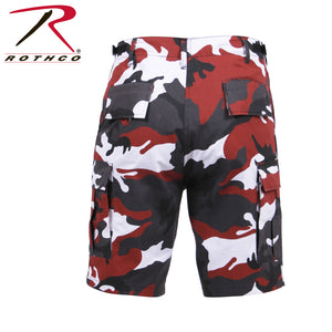 Red camouflage shorts deals
