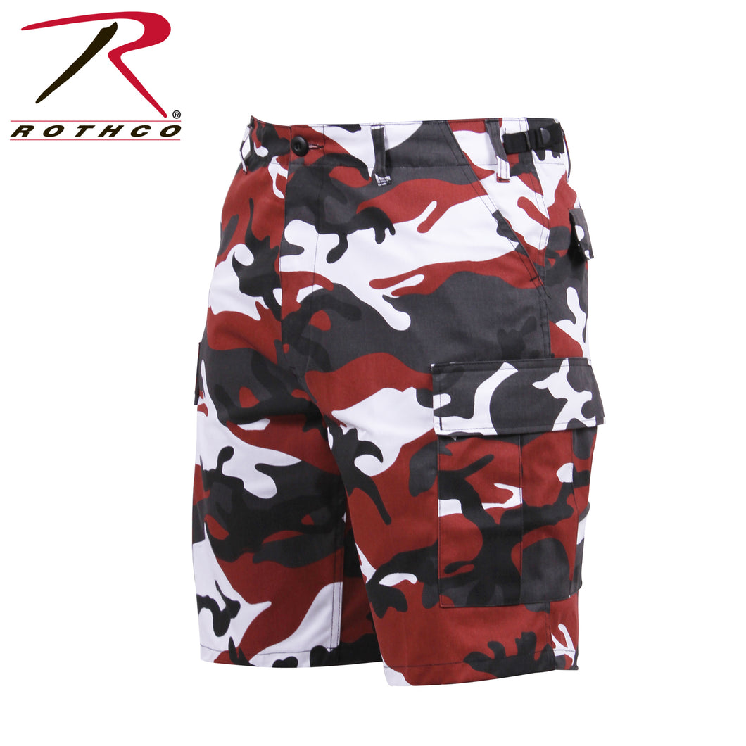 Red camel cargo shorts store