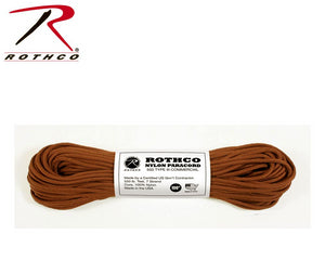 Rothco USA Paracord 550 Choc Brown 30m/100ft Nylon