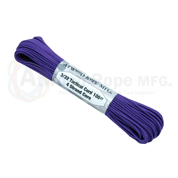 Atwood Paracord 275 - Purple - 2.4mm 15m