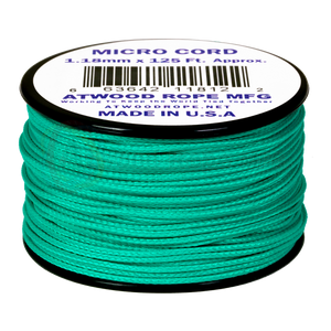 Atwood Micro Cord - Teal - 1.18mm - USA Made