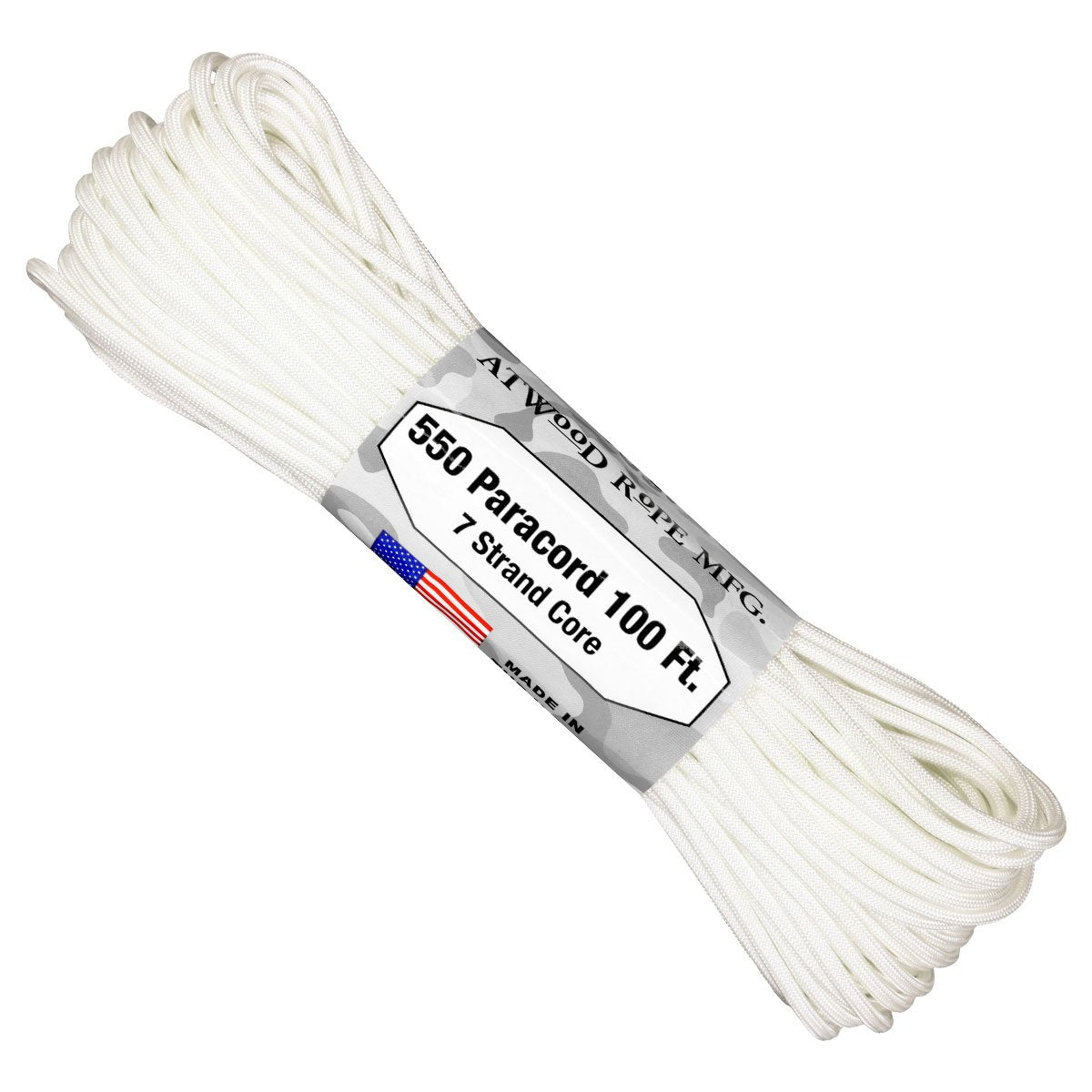 Atwood Rope USA Paracord 550  - White