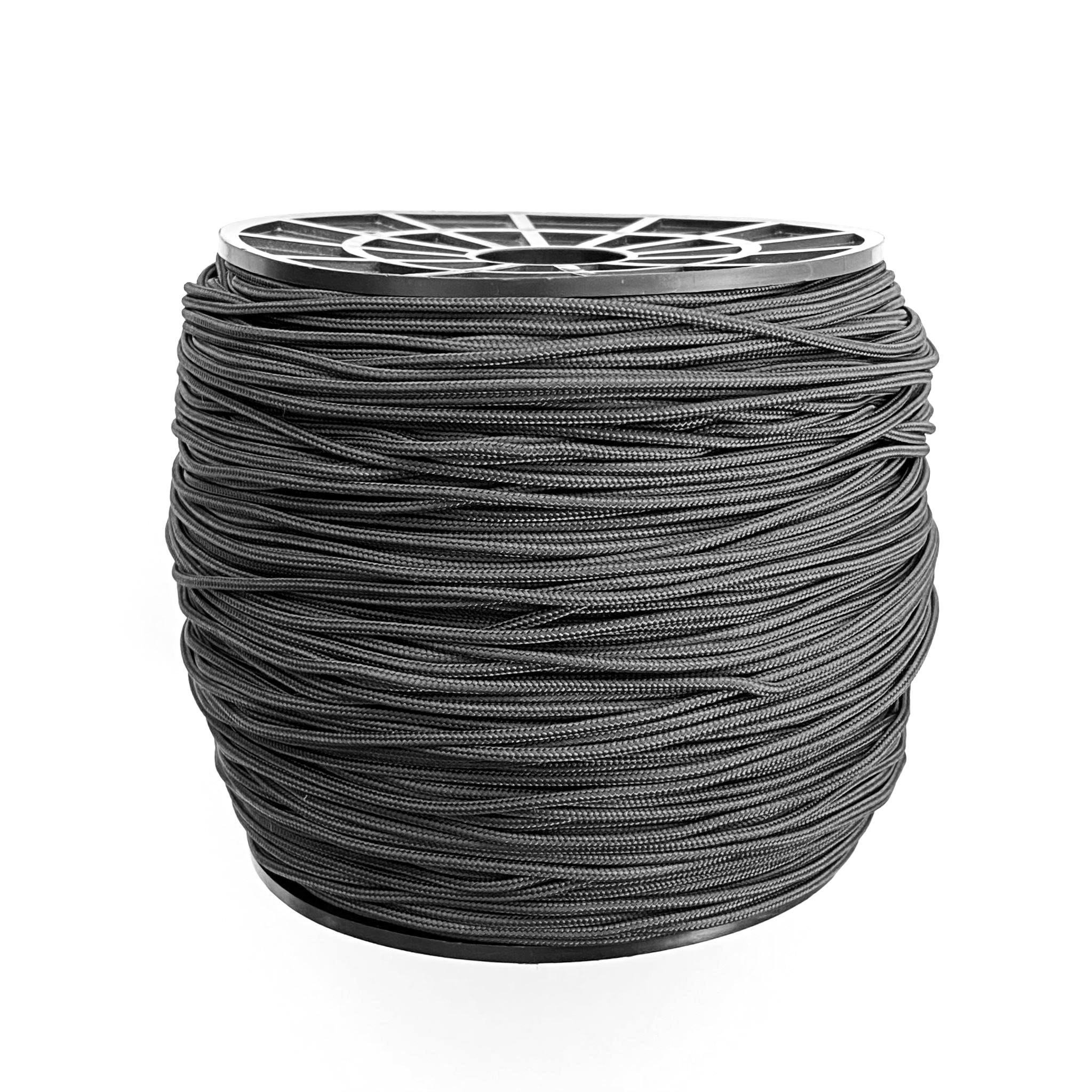 Atwood Paracord 275 - Black- 2.4mm 4 Strand 1000ft – Paracord New Zealand