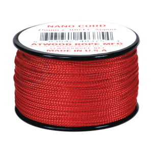 Atwood Nano Cord - 0.75mm 300ft Red - USA Made