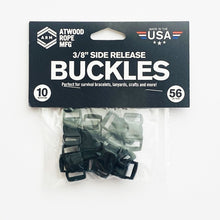 Atwood USA Paracord buckles 10mm 10Pk