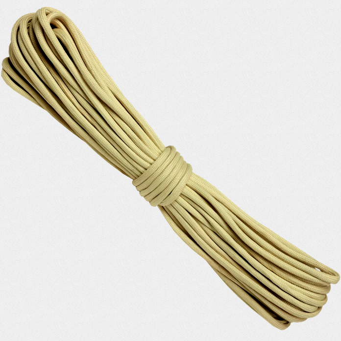 Atwood Kevlar Aramid Paracord 1250 lbs 4mm 15m Yellow