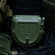 Tactical rope dispenser TRD Olive Drab- incl 50ft Paracord