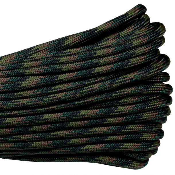 Atwood Rope USA Paracord 550  - Woodland Camo