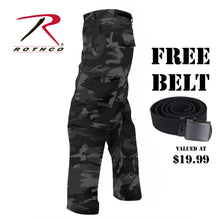 Rothco Camo BDU Pants Black Camo (Free NZ Shipping)