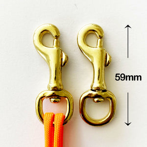 Stainles Steel 316 H/Duty Swivel Eye Snap Hook 80mm
