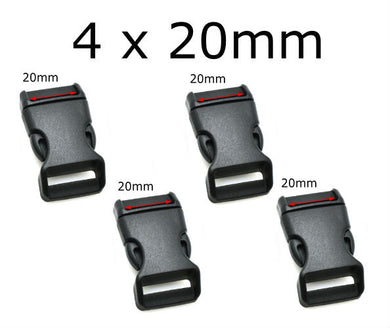 Paracord Buckles 20mm 4pk