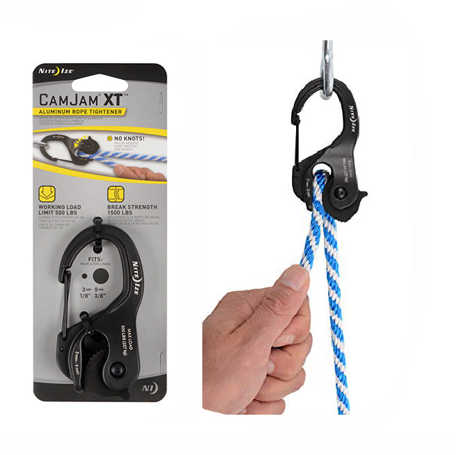 NITE IZE CamJam® XT™ 3-9mm Aluminium Rope Tightener