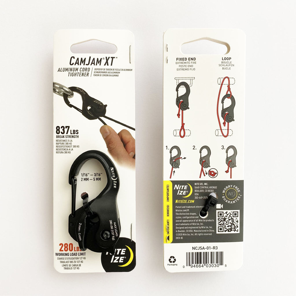 NITE IZE CamJam® XT™ 2-5mm Aluminium Cord Tightener