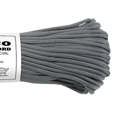 Rothco USA Paracord 550 Type III Charcoal Grey 30m/100ft Nylon